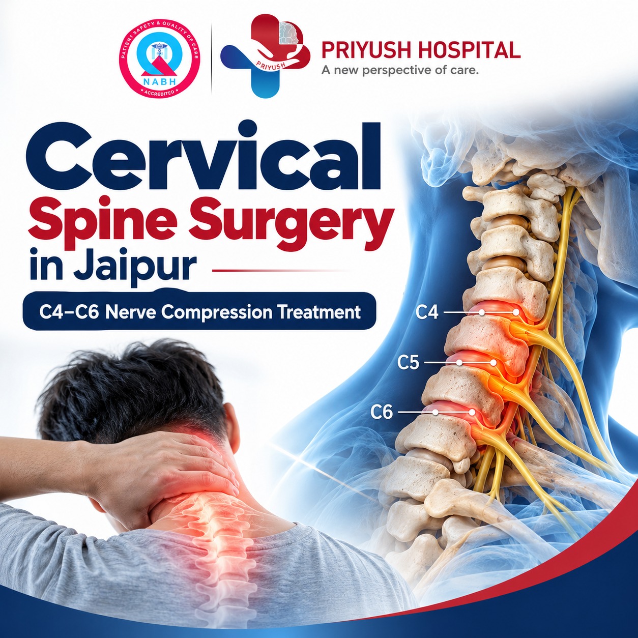 Cervical Spine Surgery in Jaipur C4–C6 Nerve Compression Treatment